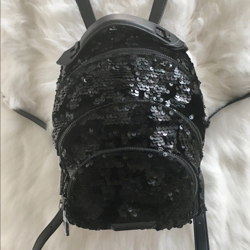 SOLD KENDAL KYLIE SLOANE MINI SEQUIN BACKPACK $175